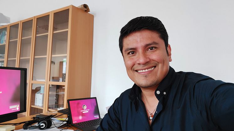 An der HdWM angekommen: Jorge Rojas Dominguez hat sich trotz Corona an der HdWM eingelebt
