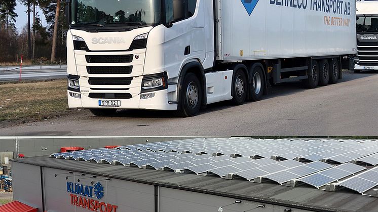 Berneco flyttar in hos Klimat-Transport på Långeberga i Helsingborg.