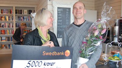 Eriksstipendiet delades ut i butikerna