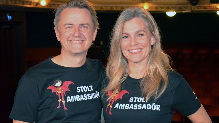 Christer och Cecilie Nerfont, årets ambassadörer för vardagshjältar. 
