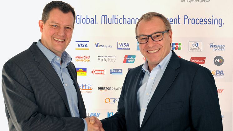 Vertragsunterzeichnung V.me by Visa und Computop