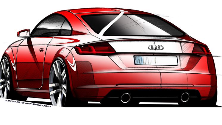 Audi TT - skråt bagfra