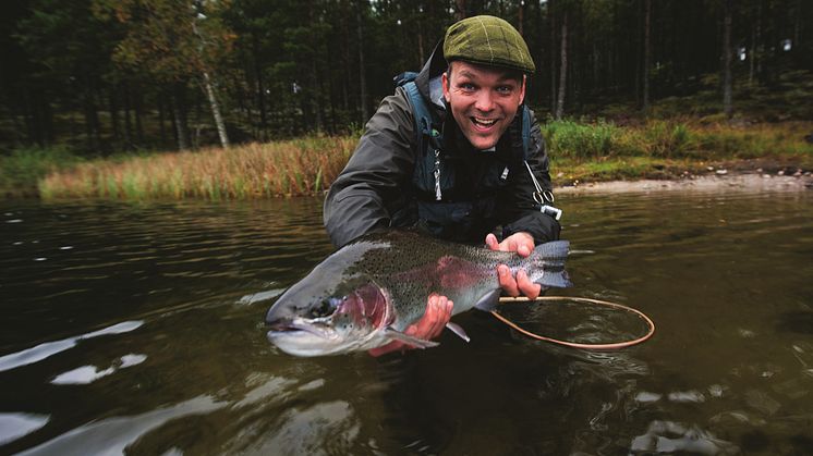 Fiskeprofilen från Jönköping, Johan Klingberg kommer till Sportfiskemässan. Foto: Ulf Börjesson