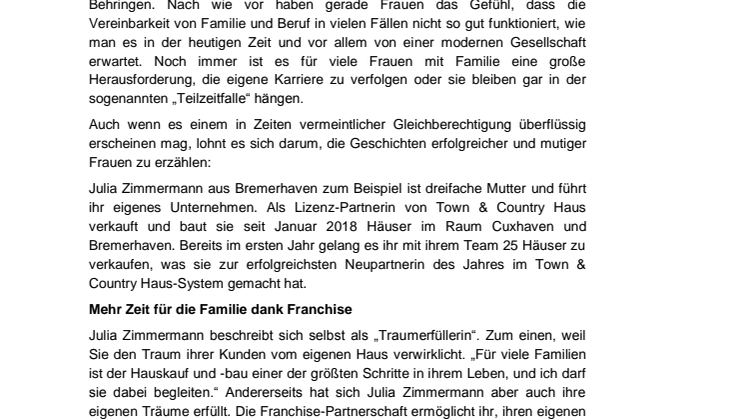 Als Franchise-Nehmerin zur „Traumerfüllerin“ werden