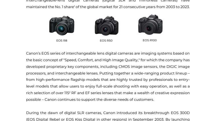 Canon No. 1 share of global interchangeable-lens digital camera market press release.pdf
