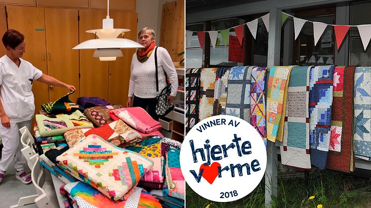 Bildet er hentet fra en av utdelingene til Barneavdelingen på UNN.