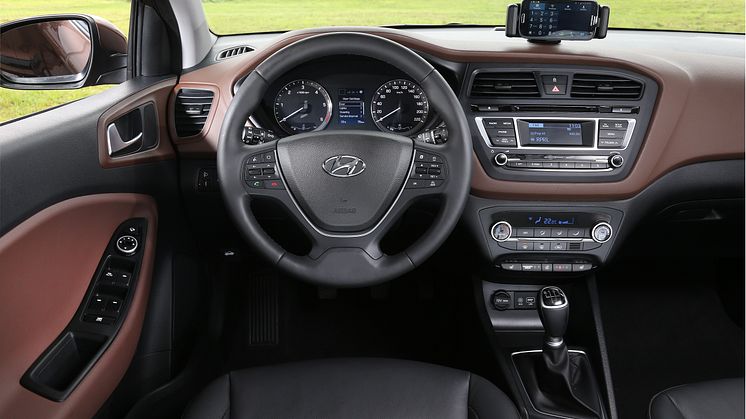 Nye Hyundai i20 (dash)
