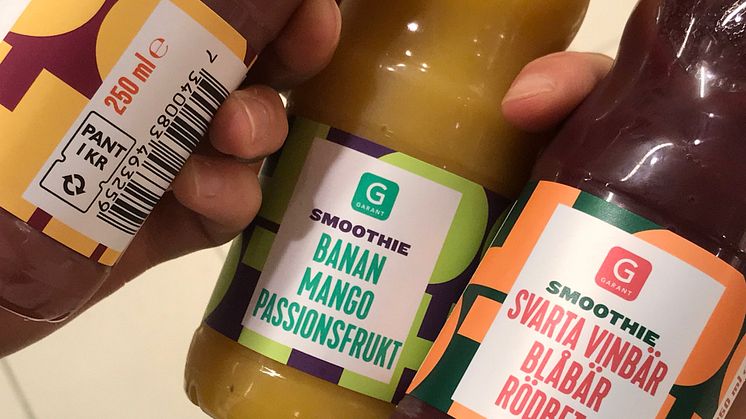 Premiär för pant på smoothie