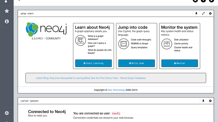 Nya Neo4j 2.3 – grafdatabasen för intelligenta och skalbara applikationer