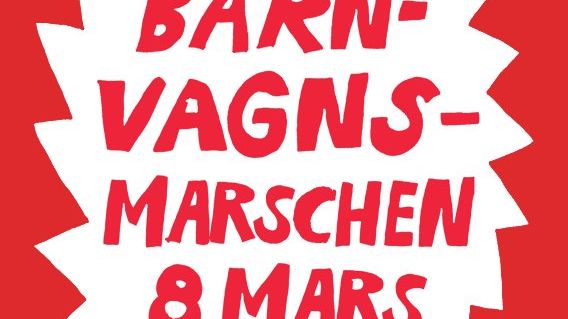 Barnvagnsmarschen Stockholm i Stockholm 8 mars 2013