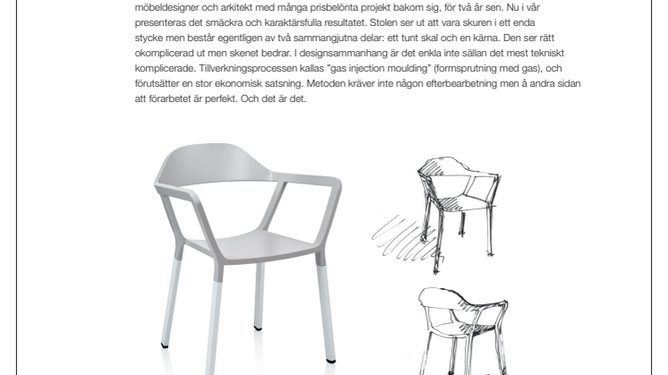 Jonas Lindvall & Johanson Design - "En ny design på ett nytt sätt - P77"