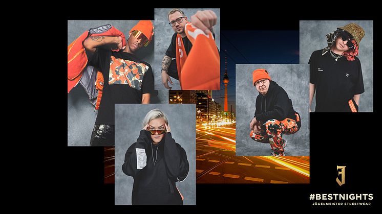 Jägermeister BEST NIGHTS Collection: Internationella modetalanger stöttar kampanjen som modeller och producenter av kampanjbilder