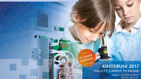 ​Vorankündigung: 13. Kinderuniversität an der Technischen Hochschule Wildau startet am 30. September 2017