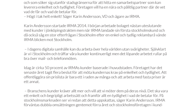 Uppstickaren från småstaden utmanar storstaden