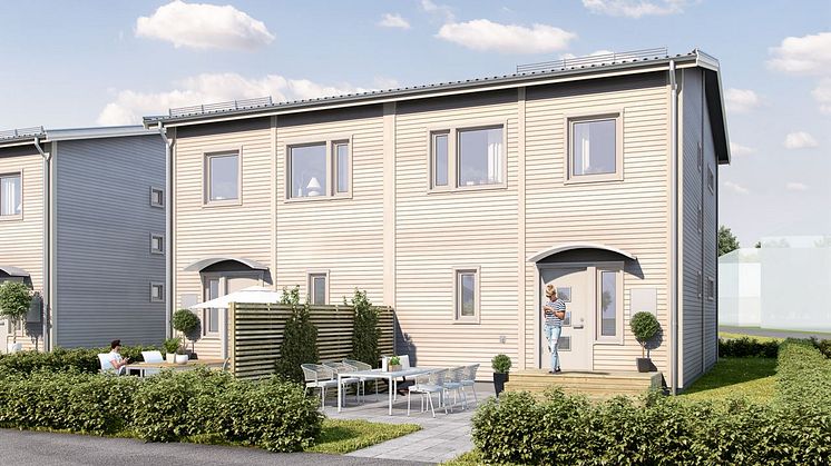 3D-illustration framsida - Brf Åsumtorp 1