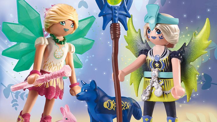 Crystal- und Moon Fairy mit Seelentieren (71236) von PLAYMOBIL