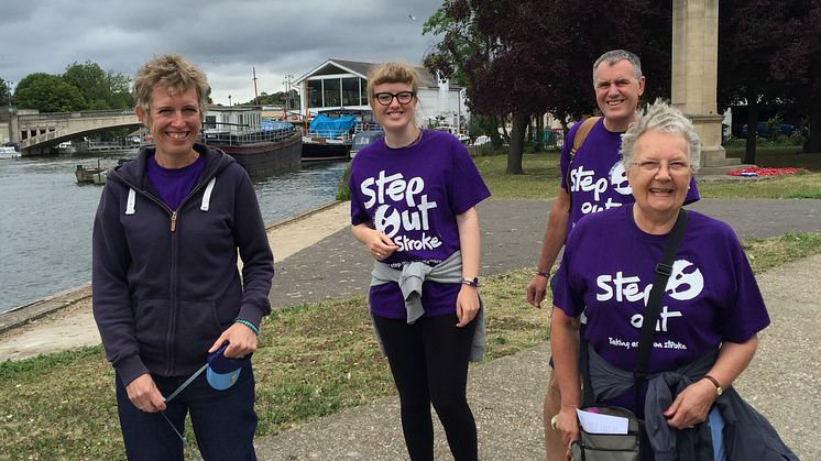 Over 30 Stroke survivors step out in Reading to help others