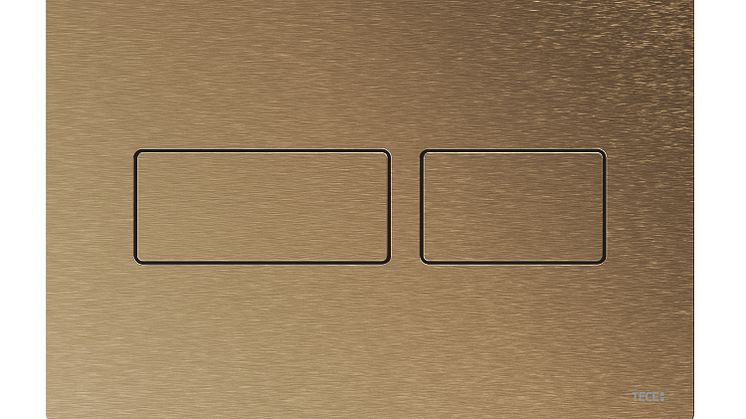 TECEsolid spolknapp – nu med slät yta i fyra metallicfärger