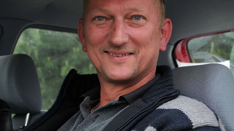 Henrik Maigaard havde alt for lidt luft i dækkene.