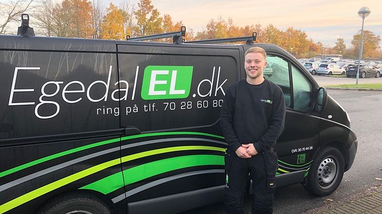 Elektrikerelev Christian Enggaard