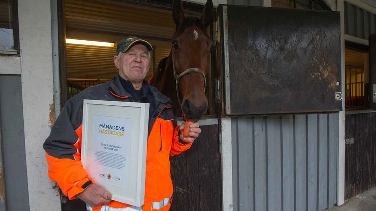 Månadens hästägare oktober 2013: Tord T Zackrisson