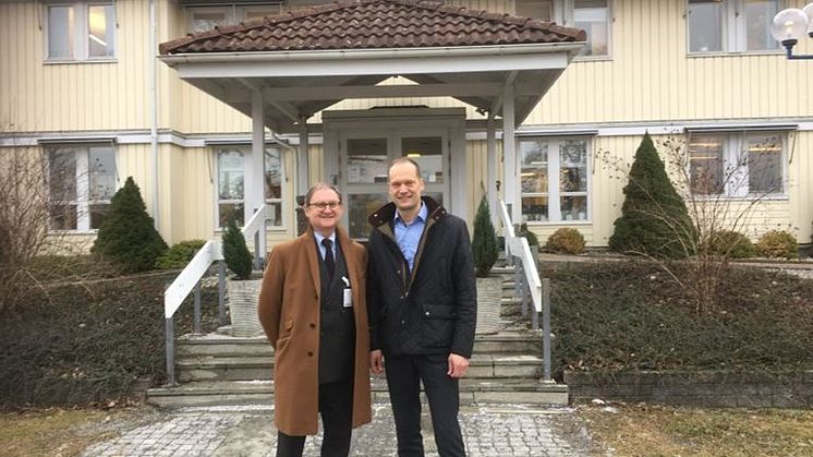 Hållbarhetsfrågor på agendan när landshövdingen besökte OBOS i Myresjö