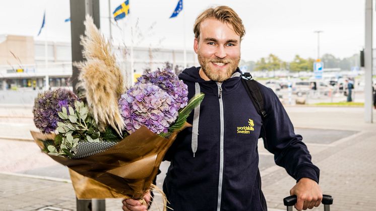 Plåtslagaren Olle Spetz har all anledning att vara nöjd med sin insats i Yrkes-EM (Euroskills 2023). 