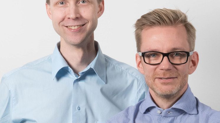 Lars Johansson, VD, Outfox och Henrik Lidroth, General Manager, Dentsu Aegis Network i Göteborg