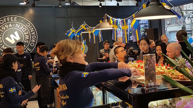 Waynes coffee grand opening china 3