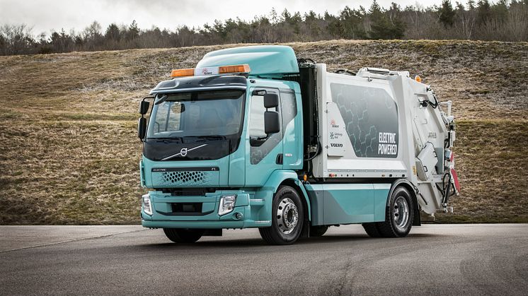 Så här ser den ut - den nya eldrivna sopbilen som i höst börjar rulla i centrala Göteborg.