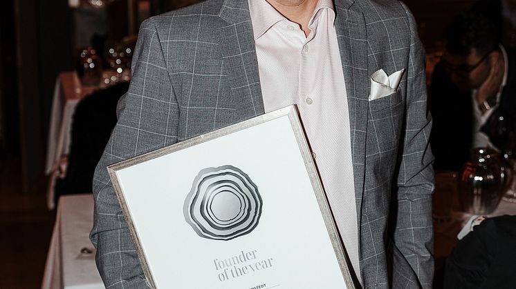 Ola Ehrstedt, founder of Great IT and Connected Skills, received the Growth Rings in Silver for the global award Founder of the Year category Medium Size Companies at the Founders Awards Gala held at Grand Hôtel in Stockholm on September 20.