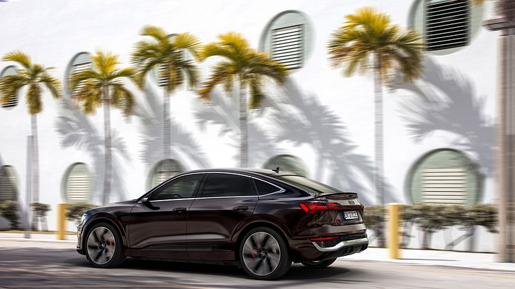 Audi Q8 Sportback e-tron (Madeirabrun)