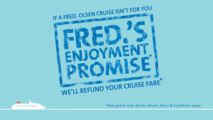 Fred. Olsen Cruise Lines celebrates New Year sales success! 