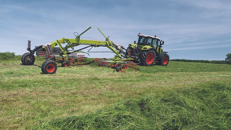 Covering a wide field. Photo: CLAAS.