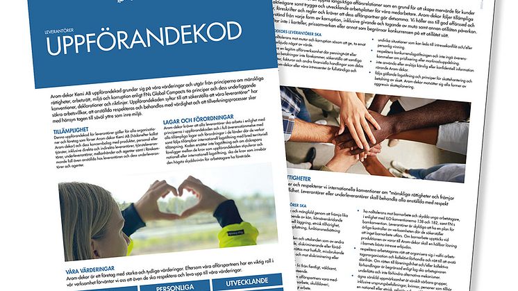 Vi skapar inte bara lösningar för våra kunder, vi bygger också relationer baserade på respekt och ansvar