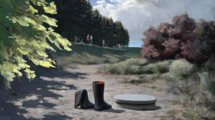Poul Anker Bech: "En drift mod havet", 2007. Hammerslag: 300.000 kr.