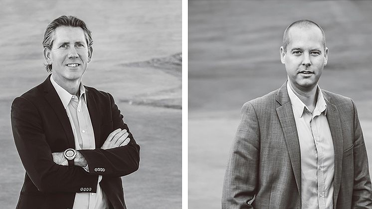 Niklas Virving och Peter Kvist - nya avdelningschefer på Arcona. foto: Dominika Wypych