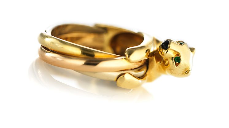 Cartier: " Trinity Panthère" ring