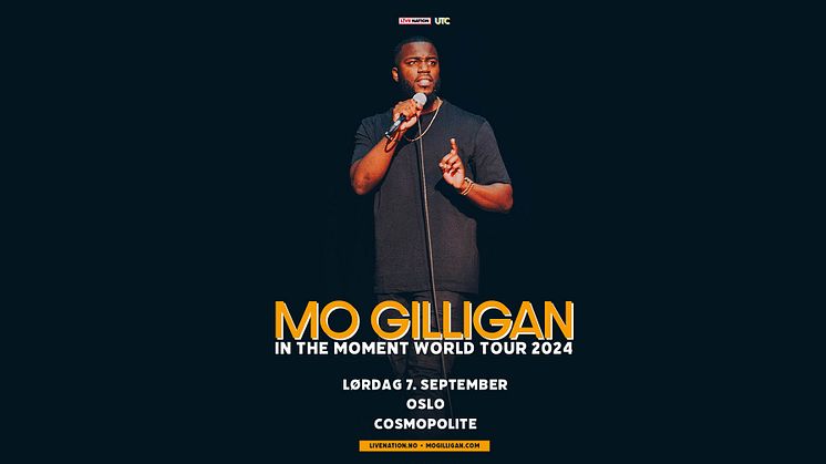 HUMORSTJERNEN MO GILLIGAN TIL OSLO I 2024!