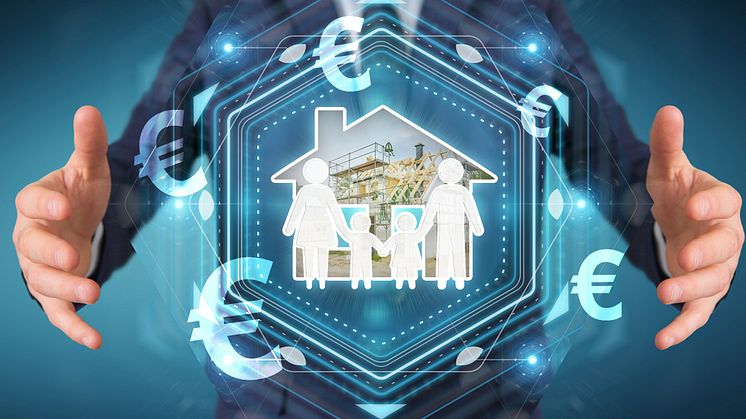 Beim Hausbau sollte die Familie finanziell gut abgesichert sein