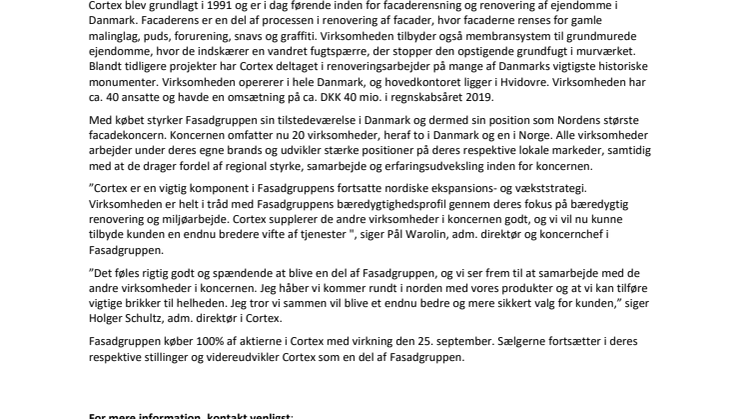 Pressmeddelande dansk version
