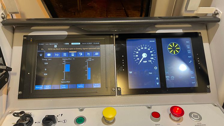 Under test: The latest version of the ETCS software