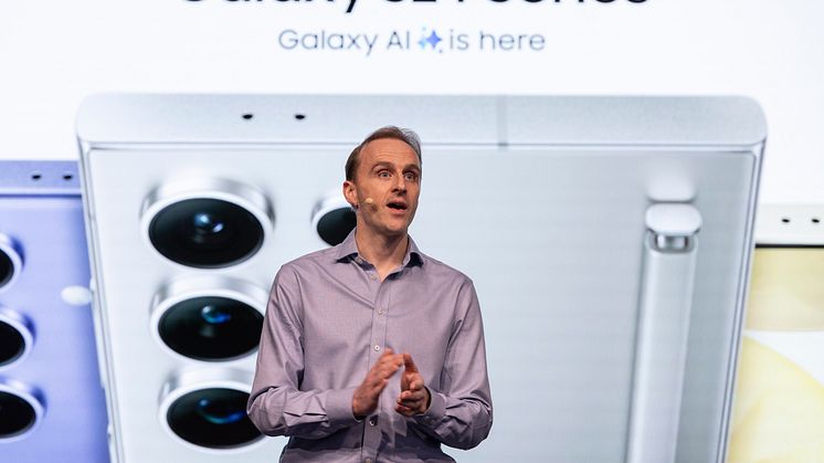 Mark Nicholson, Samsung MX, at World of Samsung in Frankfurt