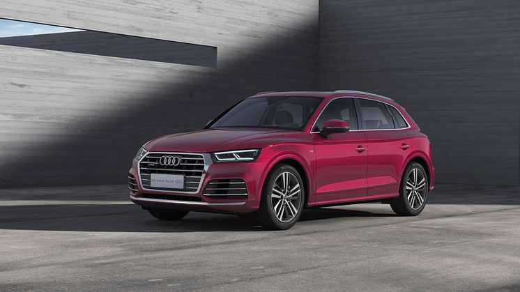 Audi Q5L (Vogue Red) forfra