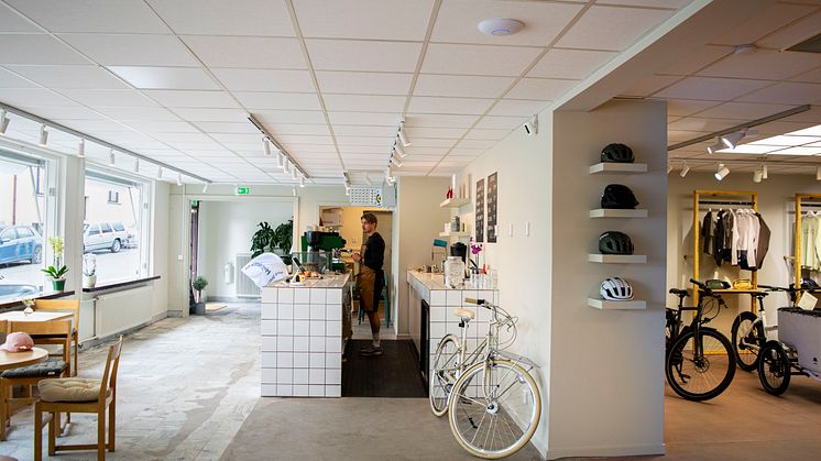 Cykelfiket på Sofiagatan.