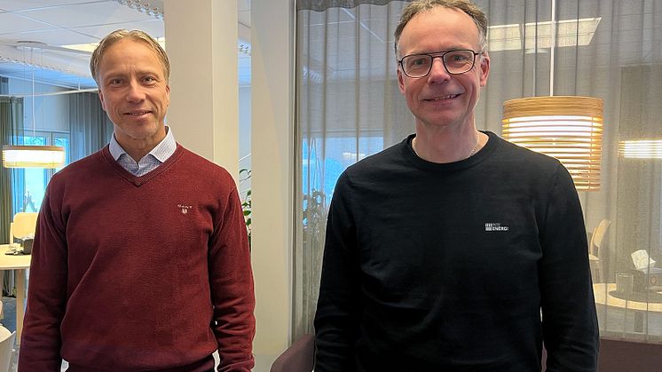 Jörgen Andersson Strand, VD tillsammans med Fredrik Alm, ny elnätschef på PiteEnergi.
