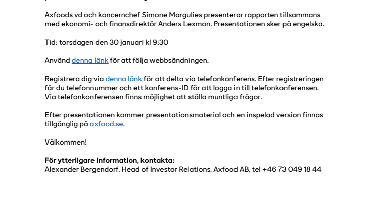 Inbjudan till presentation av Axfoods.pdf