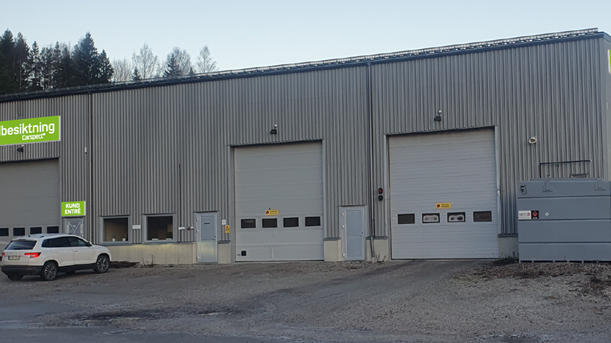 Carspects station i Sundsvall Njurunda