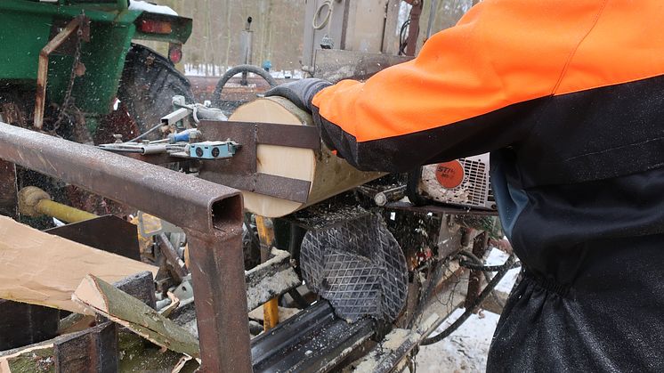 Flækfunktionen i STIHL savværket 2
