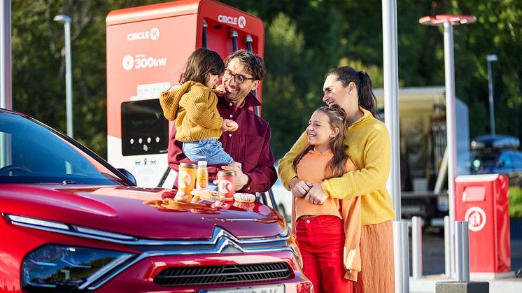 Circle K och Mer Sverige förenklar tillgängligheten för elbilisterna